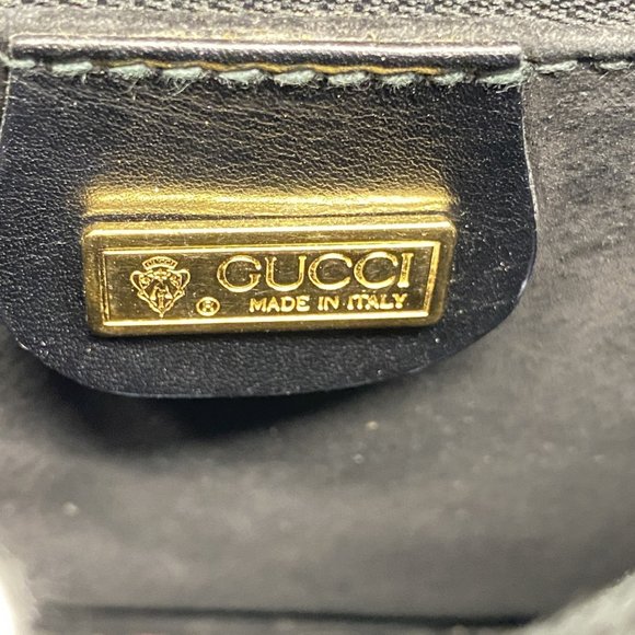 Gucci Shoulder Bag 007 261 0715 Leather Black Women's - Picture 5 of 14